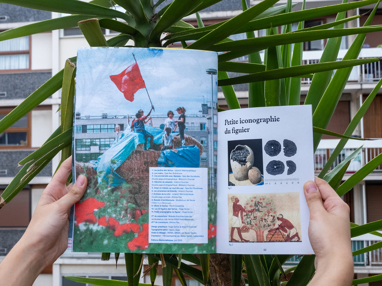 Collectif La Mémoriathèque - Atelier Soriso - risographie - jardins ouvriers Aubervilliers