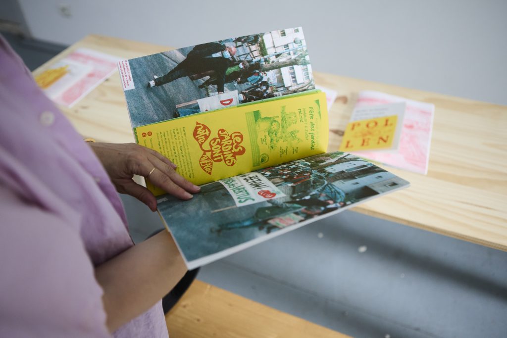Collectif La Mémoriathèque - Atelier Soriso - risographie - jardins ouvriers Aubervilliers